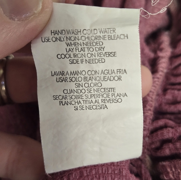 🌸 Speechless Kids Mauve Smocked Wide-Leg Jumpsuit | Girls Size Small - Picture 5 of 8